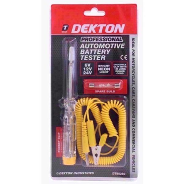 DEKTON BATTERY TESTER PROFESSIONAL AUTO