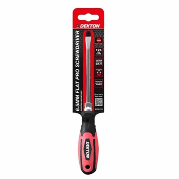 DEKTON FLAT PRO SCREWDRIVER 6.5MMMMX125MM