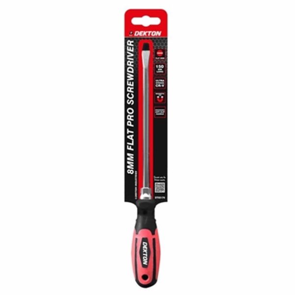 DEKTON FLAT PRO SCREWDRIVER 8MMX150MM