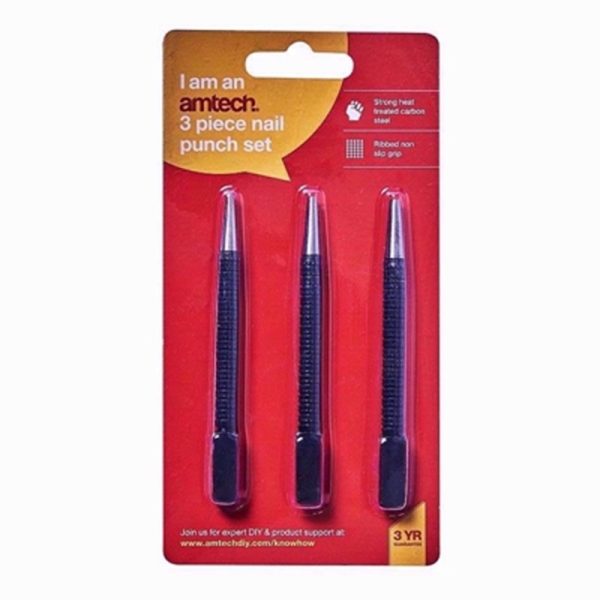 AMTECH NAIL PUNCH 3PC SET