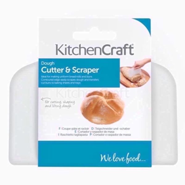 KITCHENCRAFT DOUGH CUTTER /SCRAPER PLASTIC