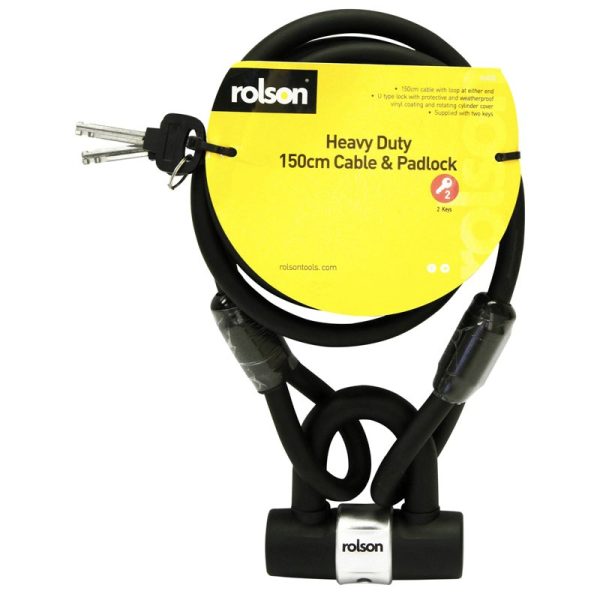 ROLSON HEAVY DUTY CABLE & LOCK 12X1500MM