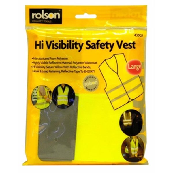 ROLSON HI-VIS VEST LARGE