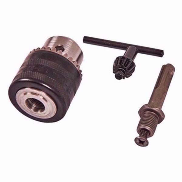 AMTECH DRILL CHUCK ADAPTOR/KEY 3PC SET