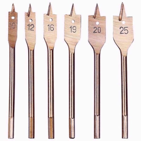 AMTECH DRILL FLAT WOOD 6PC SET