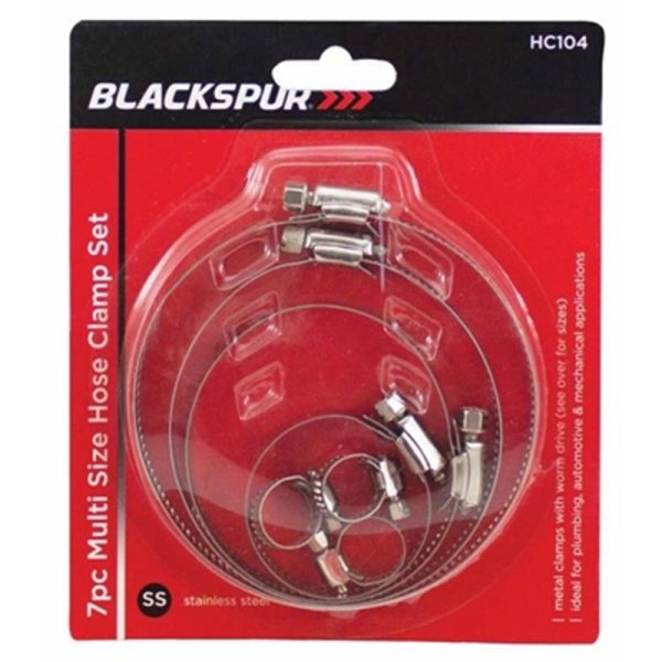 BLACKSPUR HOSE CLAMP SET 7PC