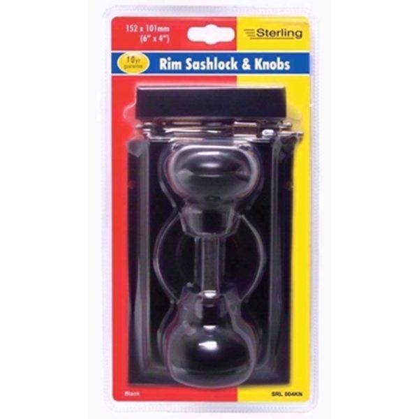 STERLING SASHLOCK RIM BLACK