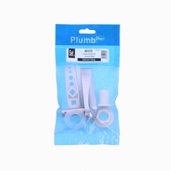 PLUMB BEST CISTERN HANDLE SET CHROME(45123)