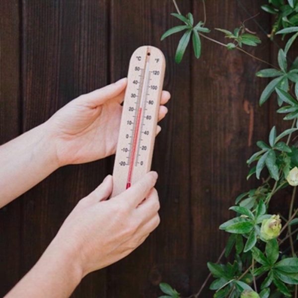 GARDMAN WOODEN THERMOMETER FSC-100%