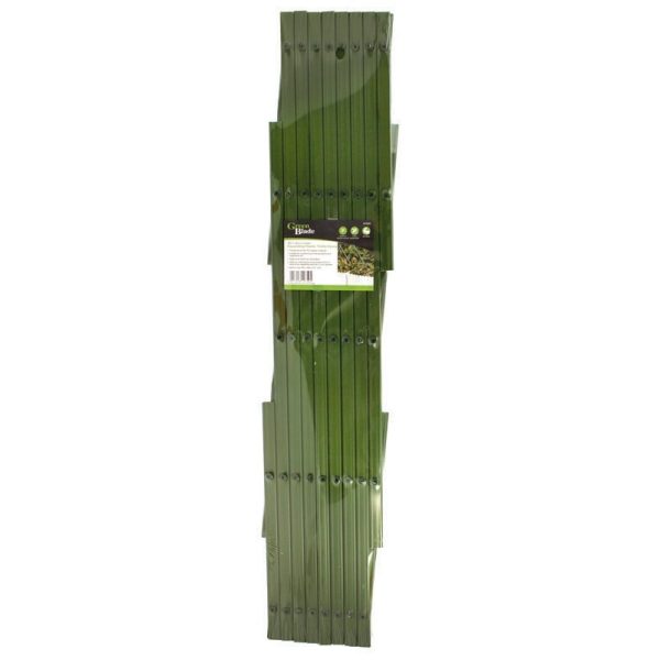 GREEN BLADE EXPANDING GREEN PLASTIC TRELLIS FENCE 180 X 46CM