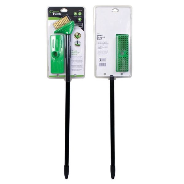 GREEN BLADE WEED REMOVAL BRUSH 3 IN 1