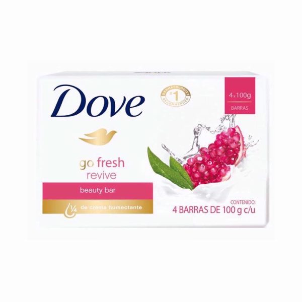 DOVE SOAP 100G 4S REVIVE/POMEGRANATE PACK OF 12