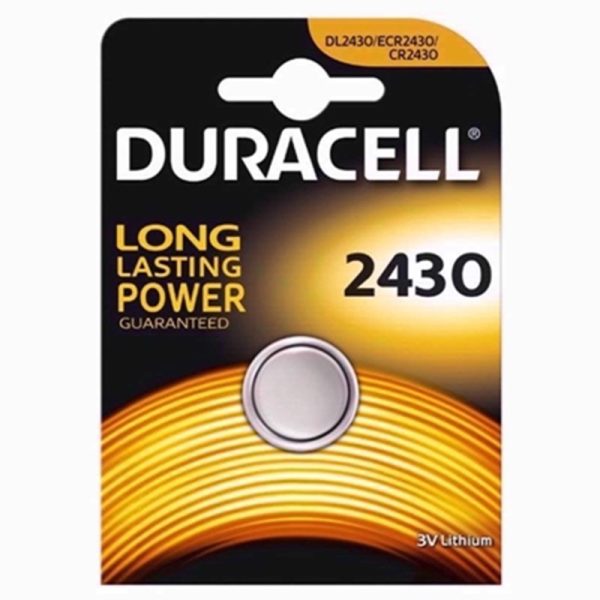 DURACELL BATTERIES COIN DL2430