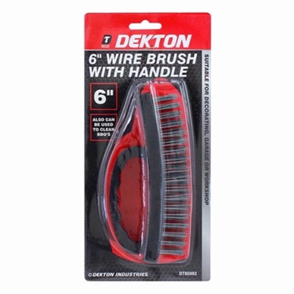 DEKTON WIRE BRUSH HANDLE 6 INCH