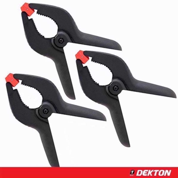 DEKTON SPRING CLAMP 4INCH 3PCS