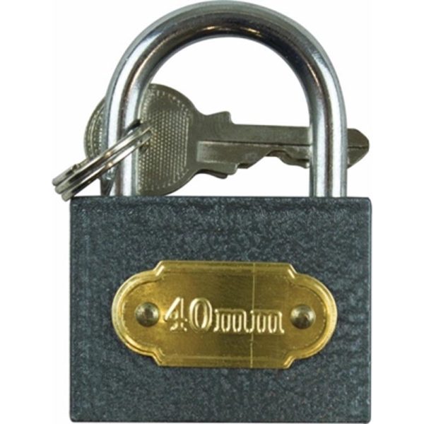 CAST IRON PADLOCK 40MM