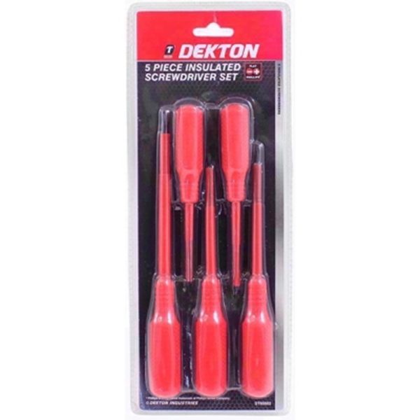 DEKTON SCREWDRIVER INSULATED 5PC SET