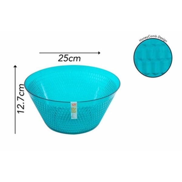 HONEYCOMB BOWL LARGE TEAL 3.5L