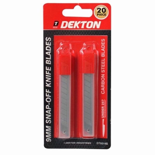 DEKTON SNAP OFF KNIFE 20PC