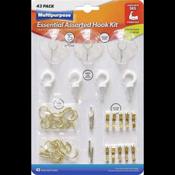 HARDWARE MIXED HOOKS PACK