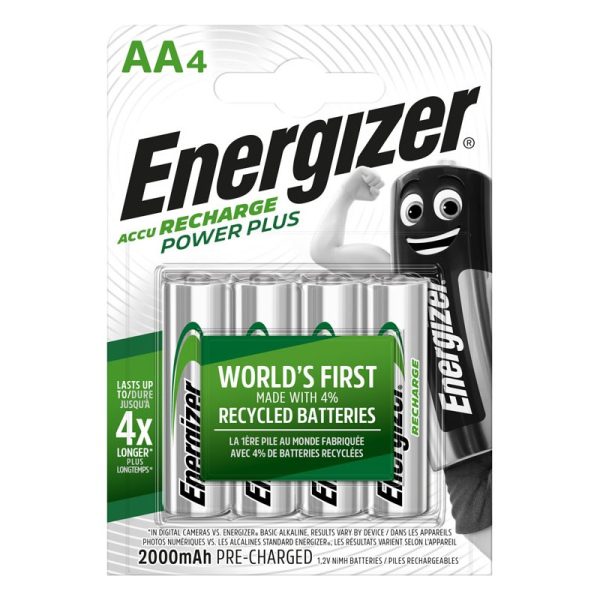 ENERGIZER AA ALKALINE POWER PACK OF 4