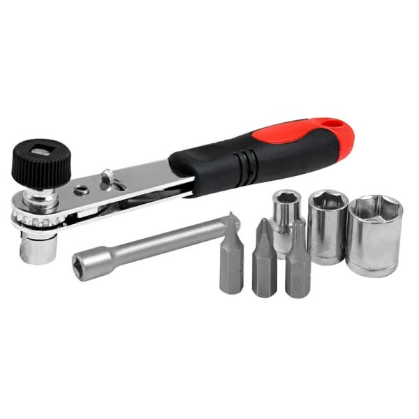 DEKTON RACHET WRENCH,BIT AND SOCKET SET