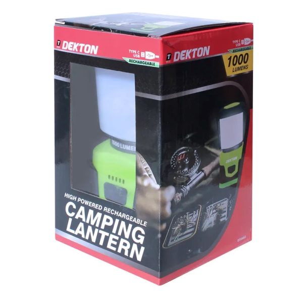 DEKTON RECHARGEABLE LED CAMPING LANTERN