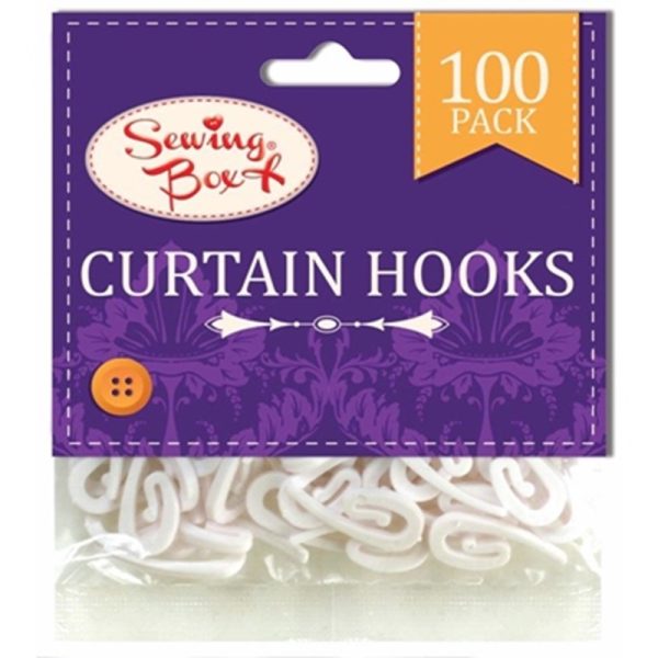 SEWING BOX CURTAIN HOOKS