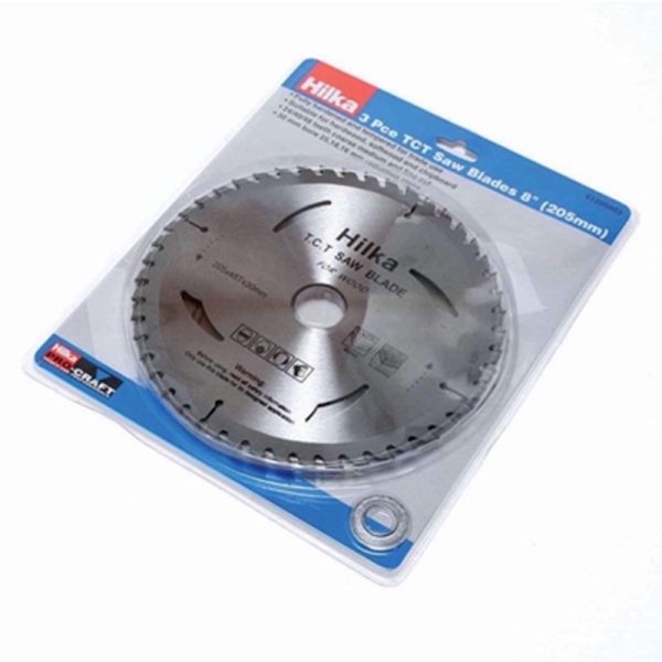 HILKA SAW BLADES 3PC TCT 8 INCH 205MM