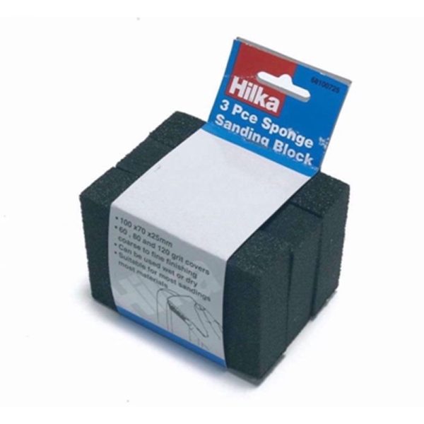 HILKA SPONGE SANDING BLOCKS 3PC