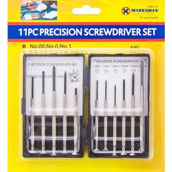 MARKSMAN PRECISION 11PC SCREWDRIVER