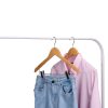 WOODEN HANGERS 2PC