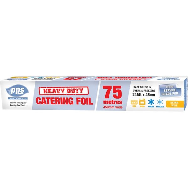PPS FOOD CATERING FOIL 75MX450MM