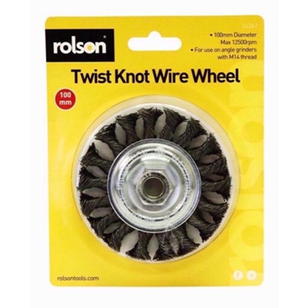 ROLSON TWIST KNOT WIRE WHEEL