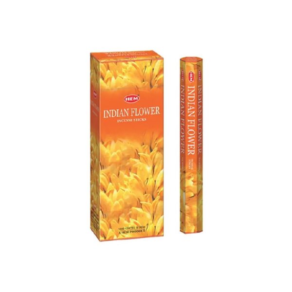 HEM INCENSE STICKS INDIAN FLOWER PACK OF 6