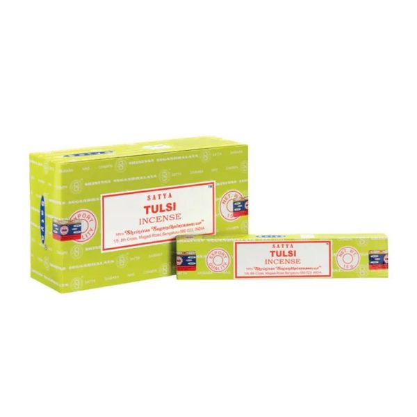 SATYA INCENSE STICKS TULSI PACK OF 12