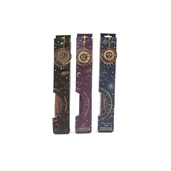 SUN & MOON INCENSE STICKS WITH HOLDER