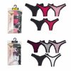 BRIEF LADIES 5 HIGH LEG BRAZILIAN ASSORTED BR741
