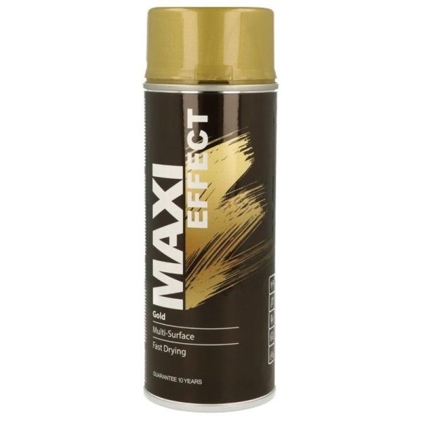 MAXICOLOR SPRAY PAINT EFFECT GOLD 400ML