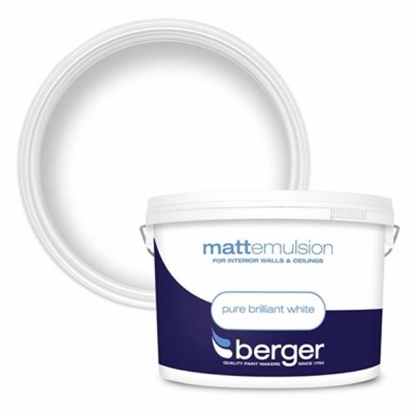 BERGER MATT PB WHITE 10 LITRE