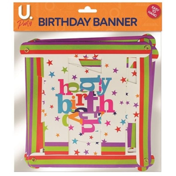 HAPPY BIRTHDAY BANNER