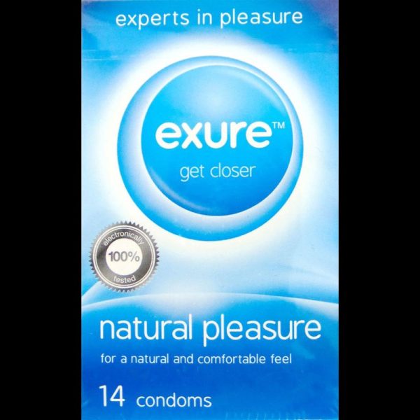 EXURE CONDOMS NATURAL PACK OF 14