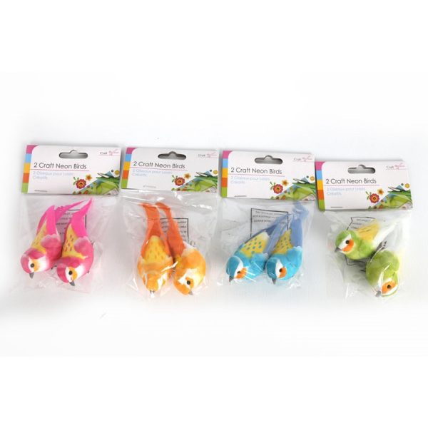 SIL NEON BIRDS 2PC