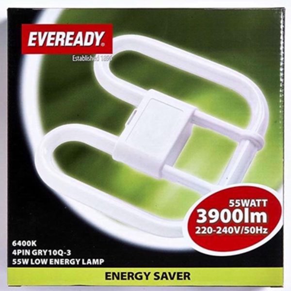 EVEREADY 2D LAMP 4 PIN 55W S715