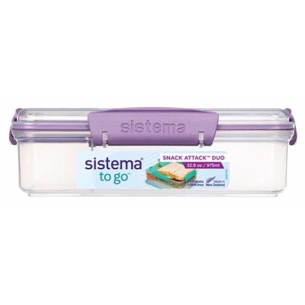 SISTEMA TO GO DUO 975ML FOOD BOX