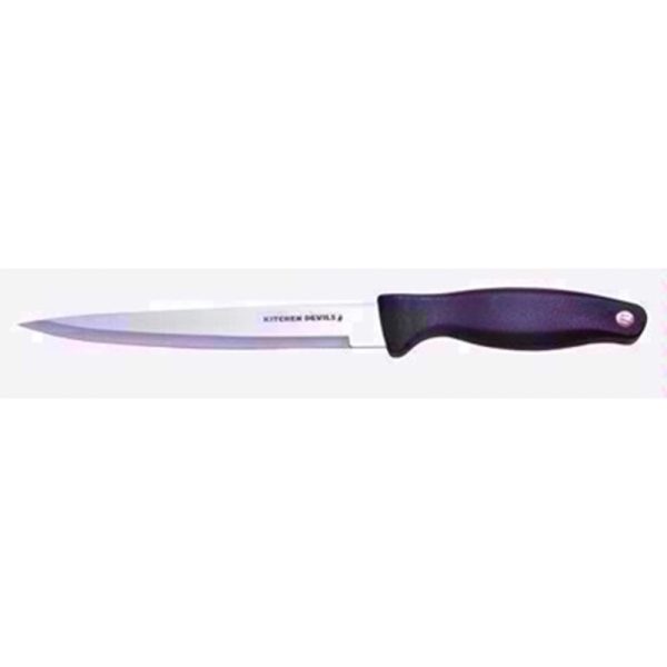 KITCHEN DEVILS CARVING KNIFE 7IN PLAIN