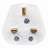 MASTERPLUG WHITE 13A PLUG PACK OF 20