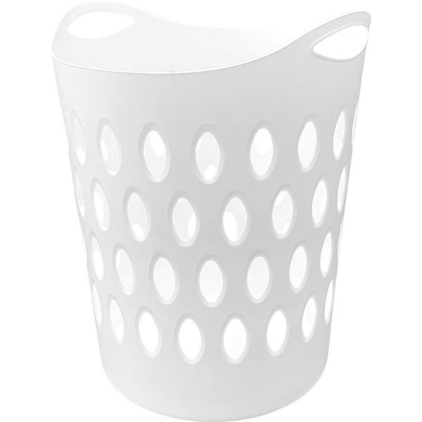 THUMBS UP LARGE FLEXI LAUNDRY BASKET WHITE