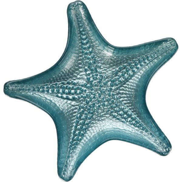 GLASS BOWL STAR SHAPE 16CM