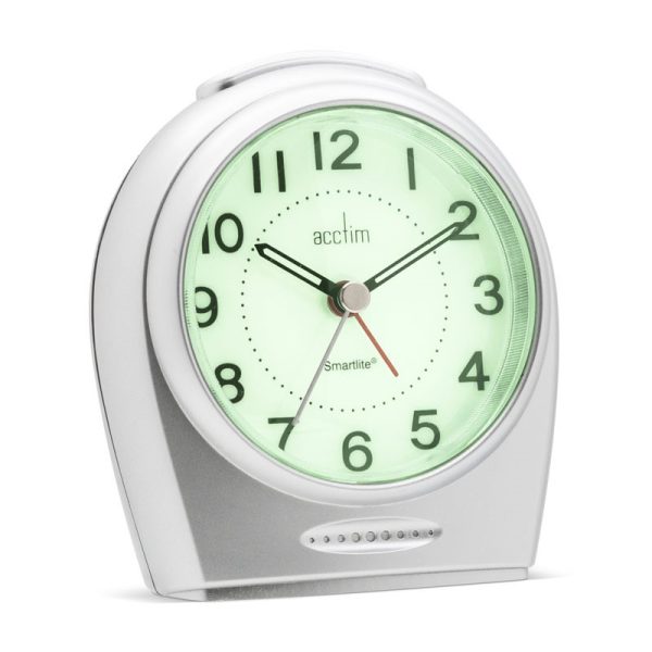 ACCTIM ASTORIA ALARM CLOCK SILVER